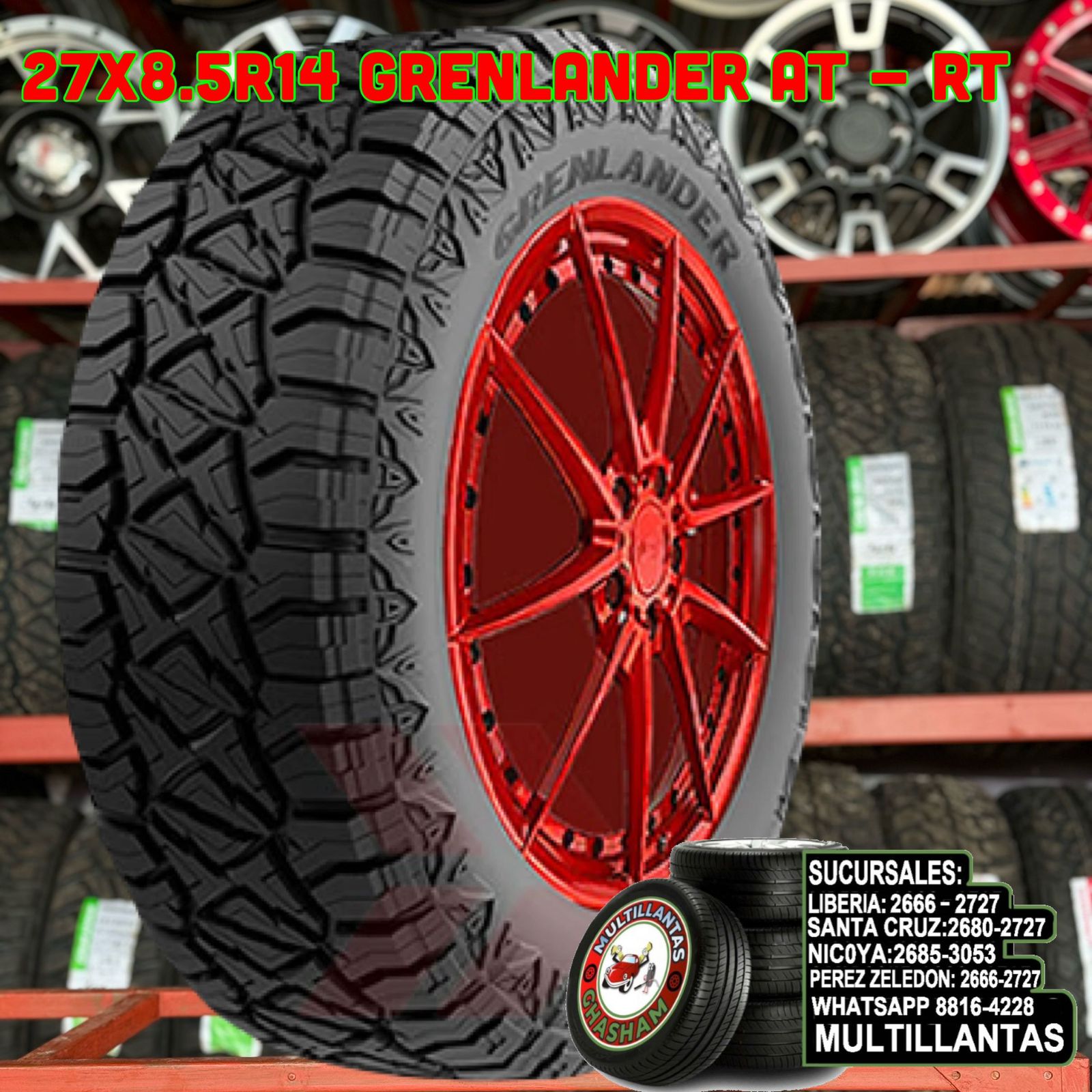 27X8.5R14 GRENLANDER AT RT